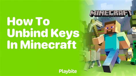 how to unbind keys minecraft